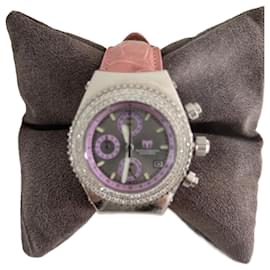 Relógio feminino Technomarine com coroa de diamantes