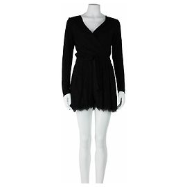 Diane Von Furstenberg Mono corto Tillie de DvF con encaje