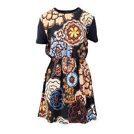 Louis Vuitton Kleid mit Blumenmuster