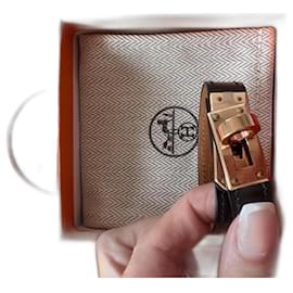 Hermès Kelly Bracelet Black Leather T2