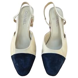 Beige Leather Flats - Autre Marque