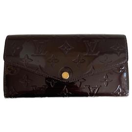 Portafoglio Louis Vuitton Sarah Monogram Vernis Amarante