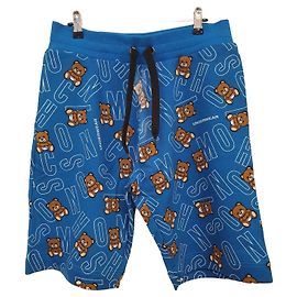 Moschino Shorts Blau und Bären Baumwolle