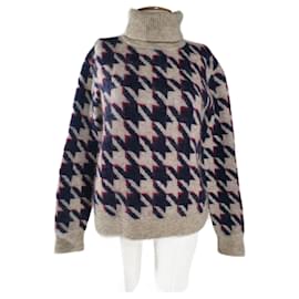 H&M Studio Hahnentritt Pullover Wolle Mohair - Autre Marque