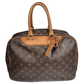 Borsa a mano Louis Vuitton Deauville Marrone Pelle