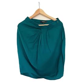 Falda Gucci de seda verde
