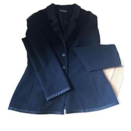 Chaqueta Chanel de lana negra