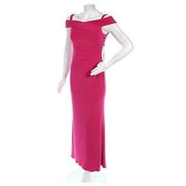 Autre Marque Abito in jersey Adrianna Papell Bright Syrah con spalle scoperte Rosa