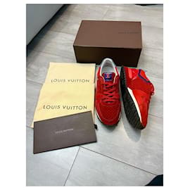 Zapatillas Louis Vuitton Run Away de piel roja 38