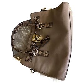 Michael Kors Handtasche aus Lammleder Sand