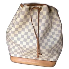 Borsa Louis Vuitton Noé Azur in tela