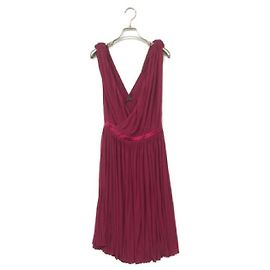 Vestido Gucci Cruzado Plisado