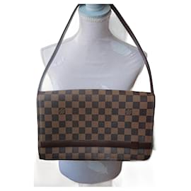 Borsa baguette lunga Louis Vuitton Tribeca Damier Ebene
