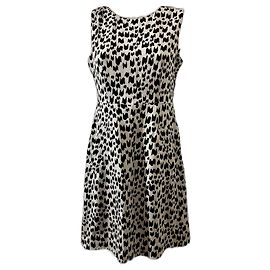 Diane Von Furstenberg DvF CARPREENA Mini Vestido Floral Celeste Dove Bloom.
