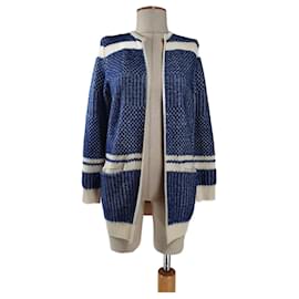 Baum und Pferdgarten Cardigan Blu Lana Mohair