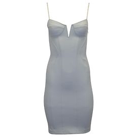 Alexander Wang Korsett-Bodycon-Kleid aus mintgrünem Polyamid