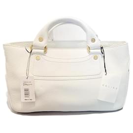 Céline Boogie Handtasche aus weißem Leder