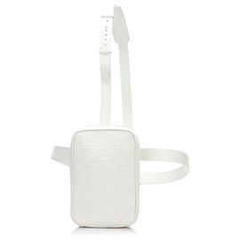 Louis Vuitton Monogramma Bianco Taurillon Utility Side