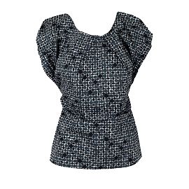 Top estampado de algodón Marni