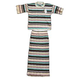 Bimba & Lola Rock und Oberteil Set Baumwollstrick Pastell