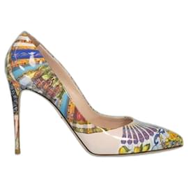 Décolleté Dolce & Gabbana Sicily in pelle multicolore 39