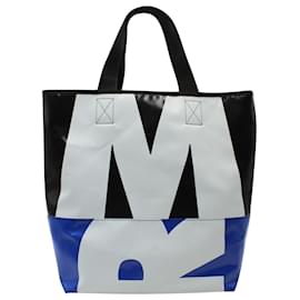 Borsa Tote Shopper Marni Logo in Poliestere Multicolor