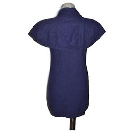Love Moschino Minikleid aus Wollmischung in Lila