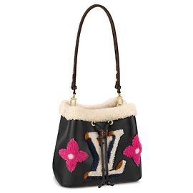 Borsa a mano Louis Vuitton NeoNoe MM Nera in Pelle