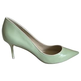 Zapatos de tacón Sophia Webster Lola Pipe Mint 70 Blanco Verde Claro Charol - Sophia webster