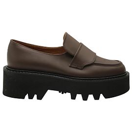 Autre Marque Mocasines ATP Atelier Pescara con suela gruesa en cuero marrón