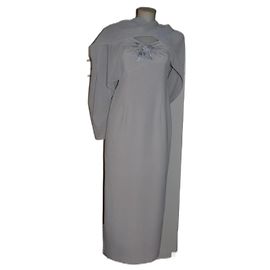 Autre Marque Vestido de noche turquesa Gay Mattiolo