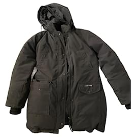 Abrigo Canada Goose Negro Sintético Talla 38