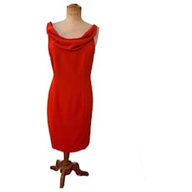 Moschino Cheap And Chic Kleid in Rot aus Polyester