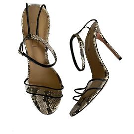Sandali Aquazzura stampa serpente pelle 38.5