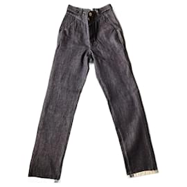 Jeans de Cintura Alta Closed Azul Marino Algodón Talla S