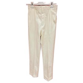 Isabel Marant GIROKIA Kunstlederhose creme