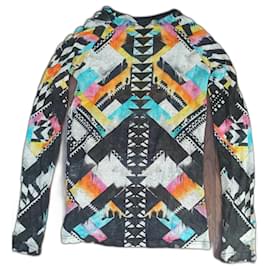 Balmain camiseta raglán de lino de manga larga