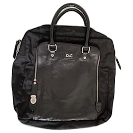 Dolce & Gabbana Alan Bag Handtasche aus schwarzem Leder