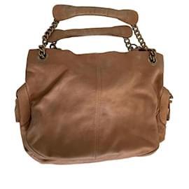Borsa a mano Vanessa Bruno Caprice in pelle beige