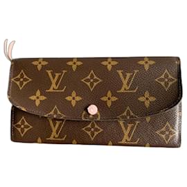 Louis Vuitton Emilie Geldbörse Monogramm Rosa
