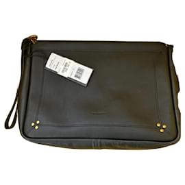Clutch Jerome Dreyfuss in pelle nera