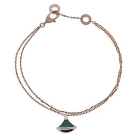 *BVLGARI Bvlgari Diva's Dream Ladies K18 Bracciale in malachite in oro rosa A Ginzo usato di grado - Bulgari