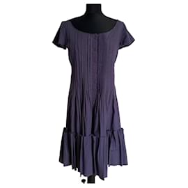 Abito Philosophy Di Alberta Ferretti in cotone lavanda