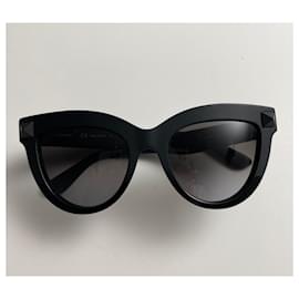 Occhiali da sole Valentino Rockstud neri in plastica