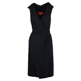 Vestido cruzado con etiqueta roja de Vivienne Westwood