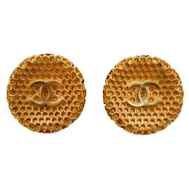 Pendientes Chanel dorados