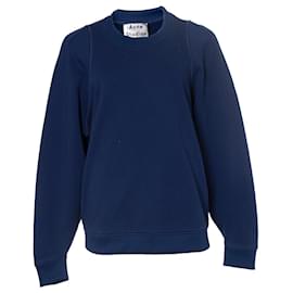 Acné, Jersey azul con cuello redondo - Acne
