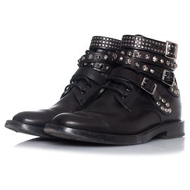 SAINT LAURENT, Stivaletti militari