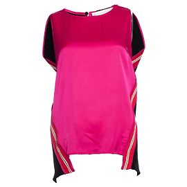 Stella Mc Cartney Stella McCartney, Top deportivo de seda fucsia