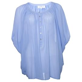 Autre Marque Remezcla de diseñadores, top aleteo morado